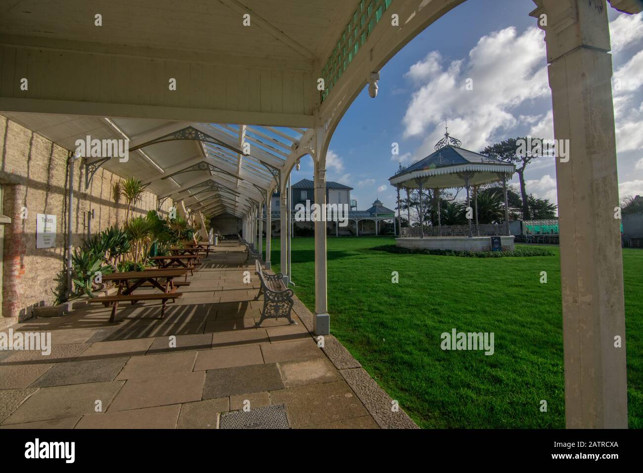 Falmouth Pavilion Cornwall Foto Stock