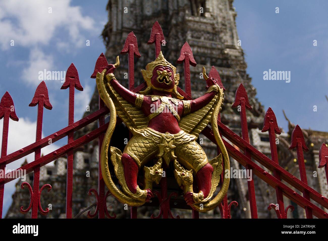 Wat Arun Temple, Bangkok, Tailandia. Foto Stock