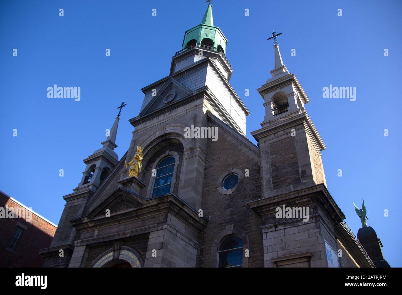 Storica chiesa di Montreal Foto Stock