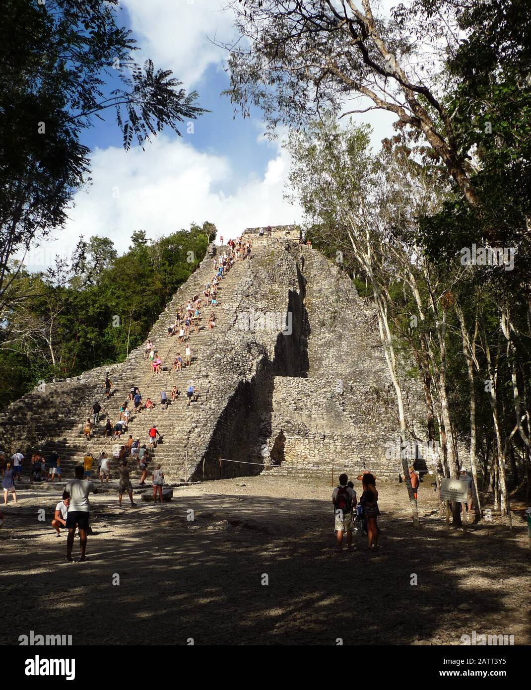 Le Antiche Rovine Maya Di Coba, Quintana Roo, Messico. Foto Stock