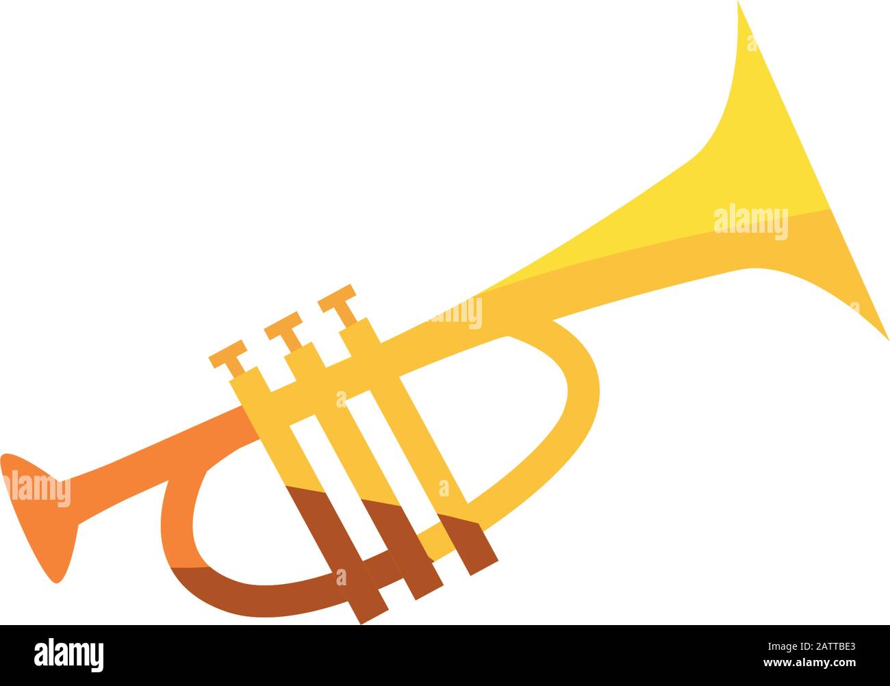 Tromba strumento musicale Immagine e Vettoriale - Alamy