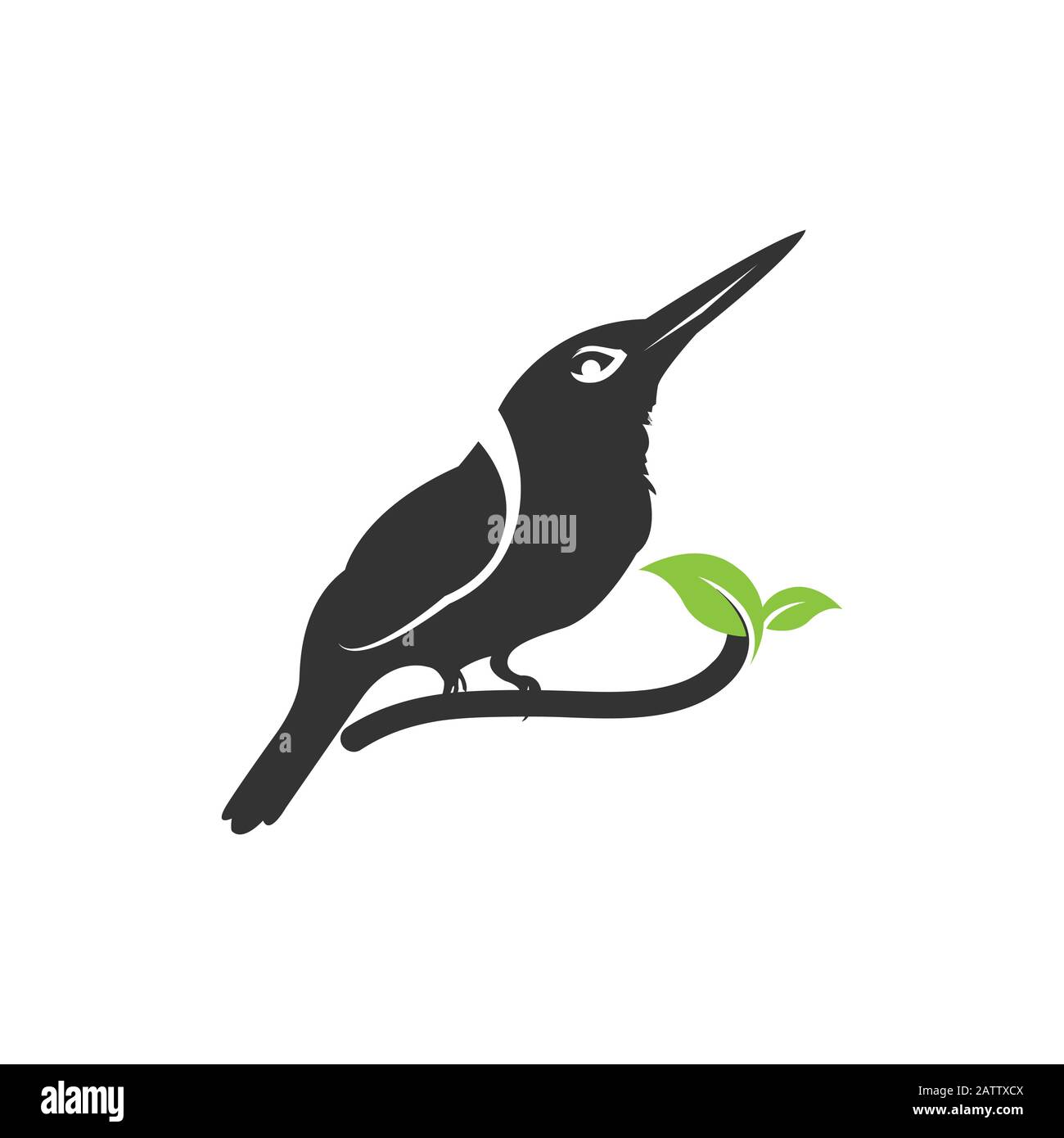 Illustrazione del logo di un uccello della natura, logo di un uccello della natura, fondazione di salvataggio degli animali, logo di un uccello volante. Line art icona di un uccello, segno di un uccello animale, simbolo di un uccello libero, V Illustrazione Vettoriale