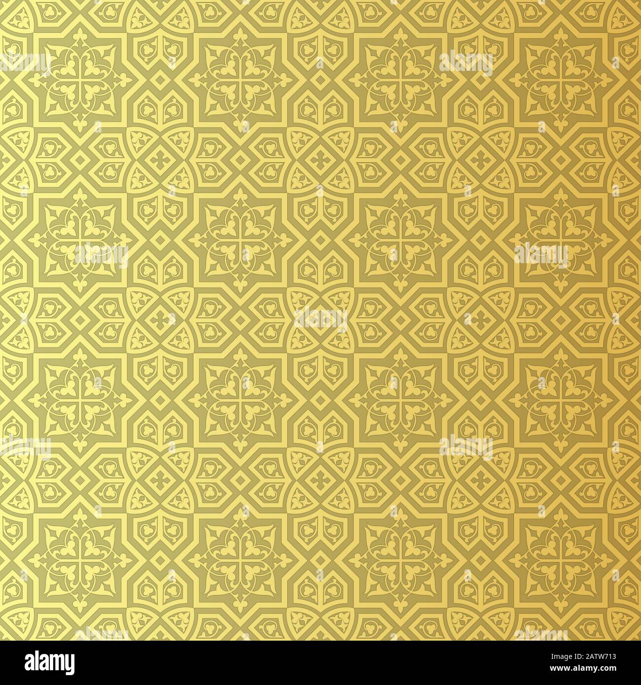 Ornamento islamico il vettore, la tradizionale arte araba e islamica geometriche ornamentali circolare. Per tessuto tessile, coprire la carta di avvolgimento- vettore astratto bac Illustrazione Vettoriale