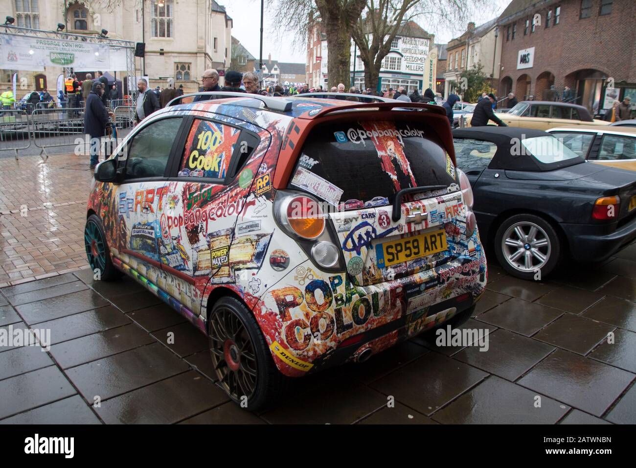 Monte Carlo Rally Banbury 2020 Static Display Foto Stock