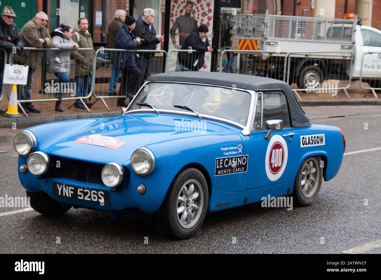 Monte Carlo Rally Banbury Mg Midget Foto Stock