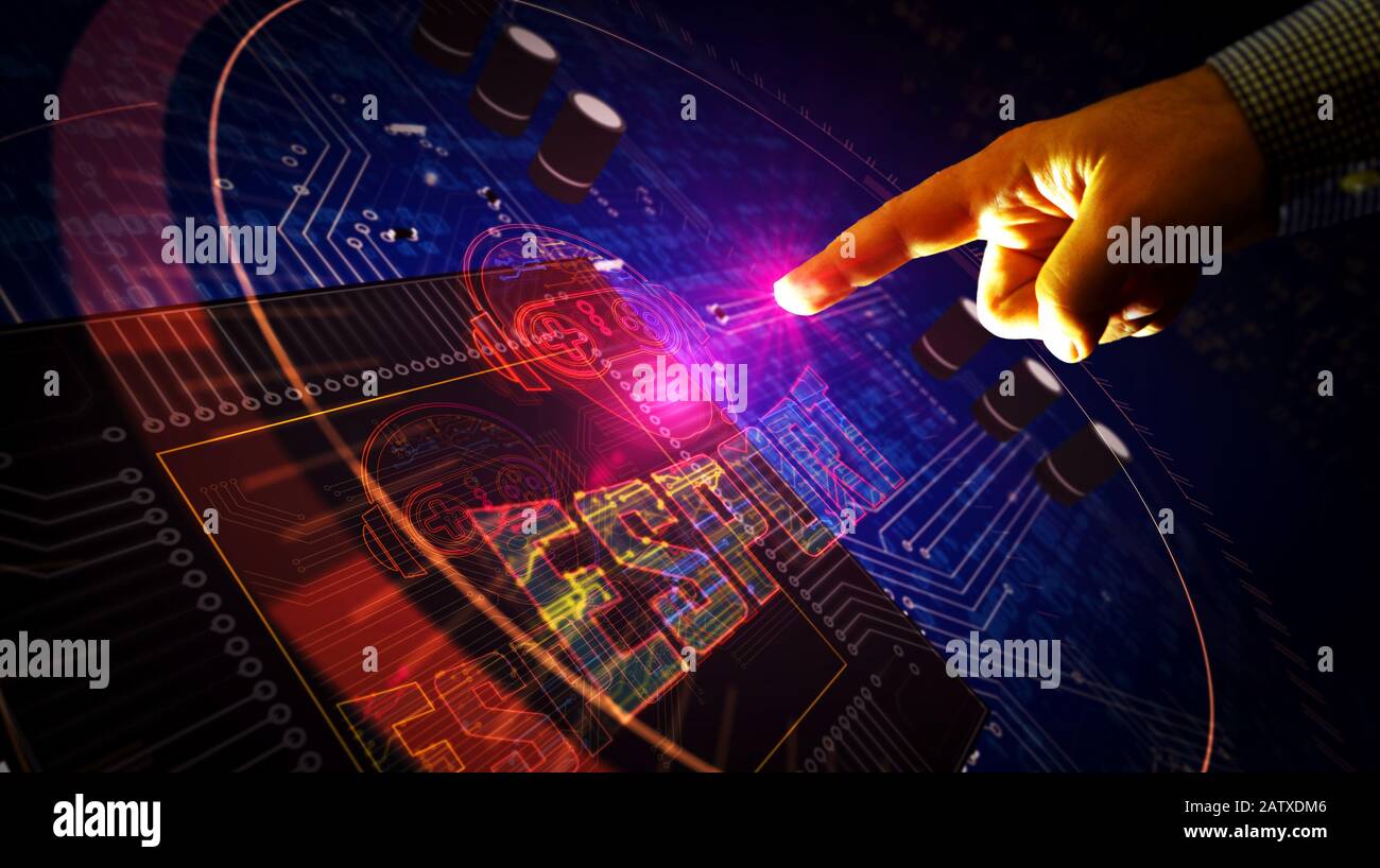 ESport cyber giochi con il progetto di simbolo giocatore. Concetto astratto di torneo, gioco, video gaming e sport digitale illustrazione 3d. Disegno d Foto Stock