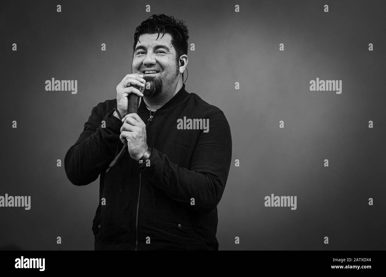 Copenaghen, Danimarca. 22nd, giugno 2018. La band rock americana Deftones si esibisce in un concerto dal vivo durante il festival danese del heavy metal, il Copenhell 2018 a Copenhagen. Qui il cantante Chino Moreno è visto dal vivo sul palco. (Photo Credit: Gonzales Photo - Nikolaj Bransholm). Foto Stock