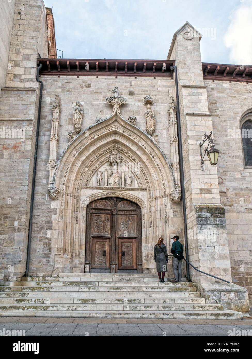 Iglesia de San Nicolás de Bari. Burgos. Castilla León. España Foto Stock