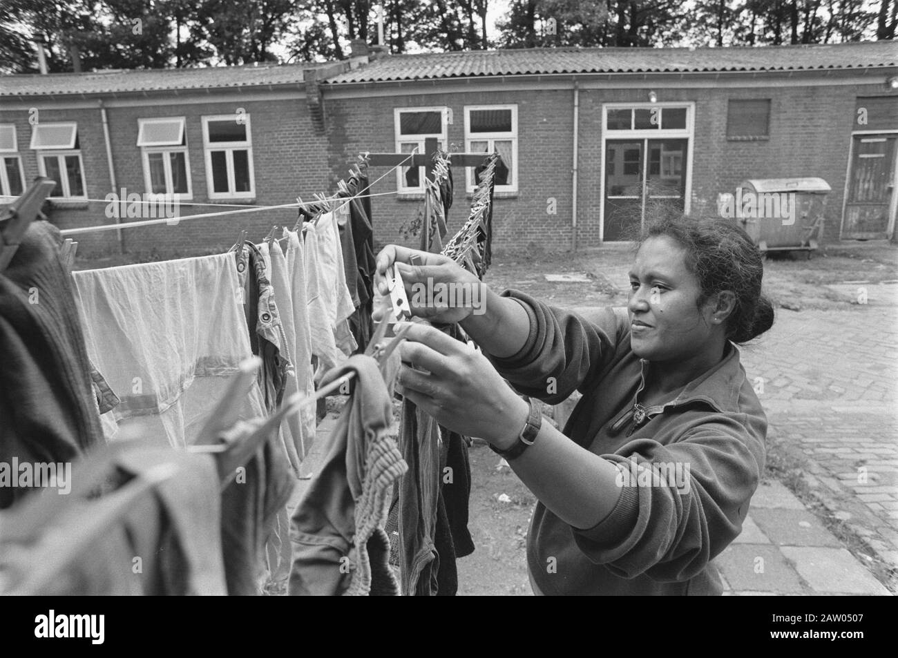 Campo di Moluccan Lunetten a Vught, ex campo di concentramento Vught, ultima caserma South Moluccan Data: 16 luglio 1984 luogo: Noord-Brabant, Vught Parole Chiave: Campi di concentramento Nome Persona: South Moluccan Foto Stock