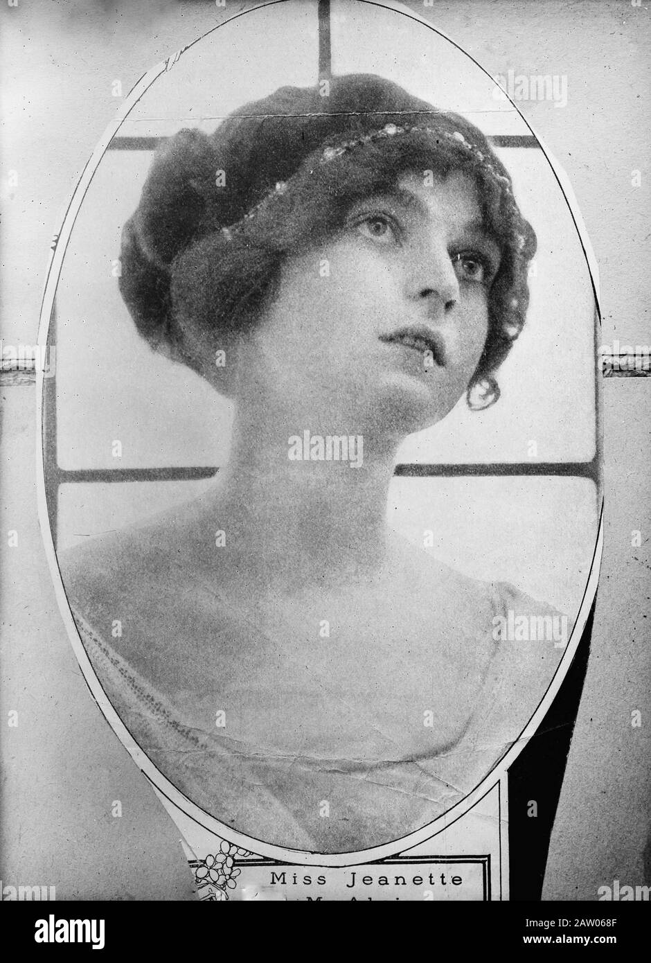 Jeanette McAlpin [tra ca. 1910 e ca. 1915] Foto Stock