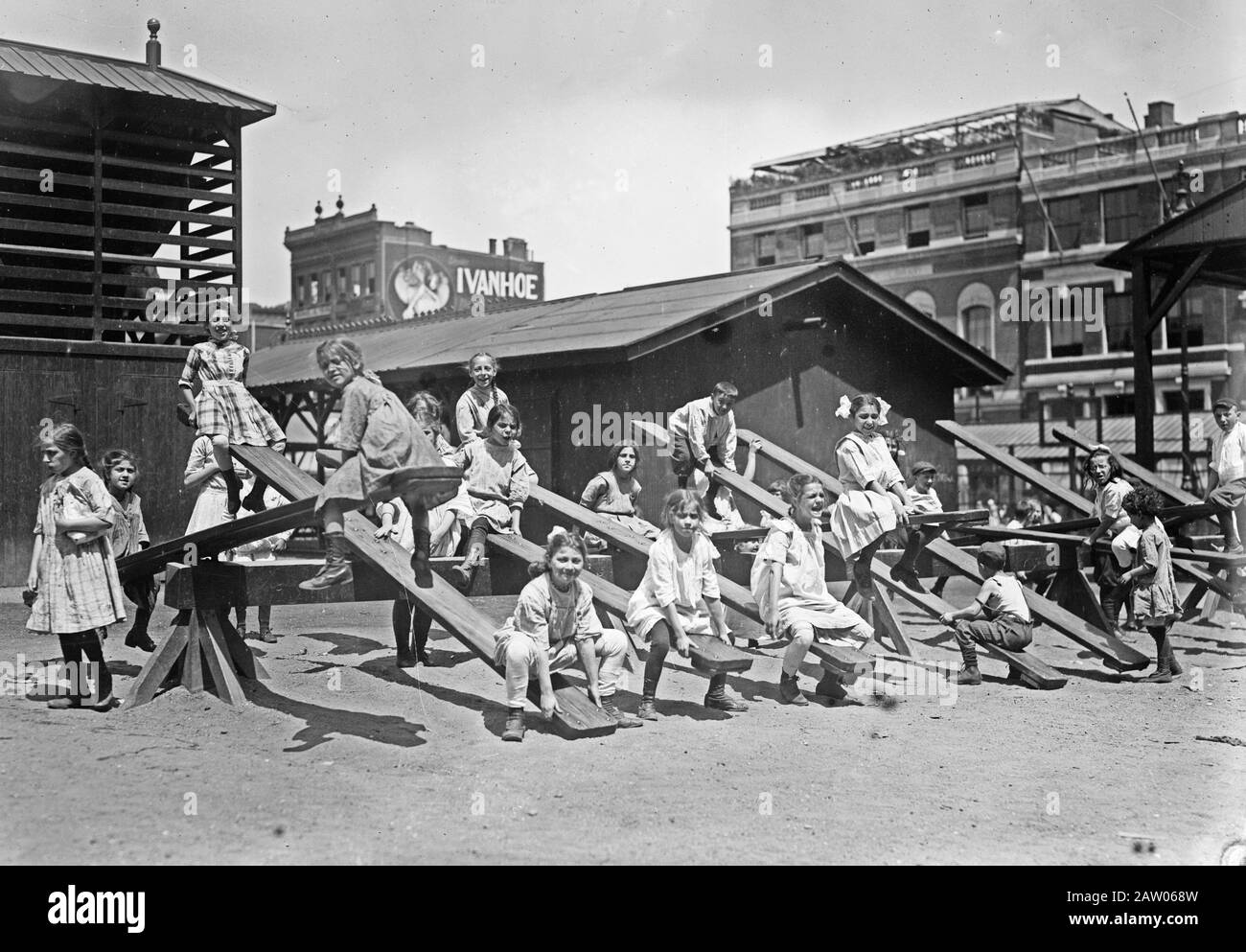 Parco giochi di New York City [tra ca. 1910 e ca. 1915] Foto Stock