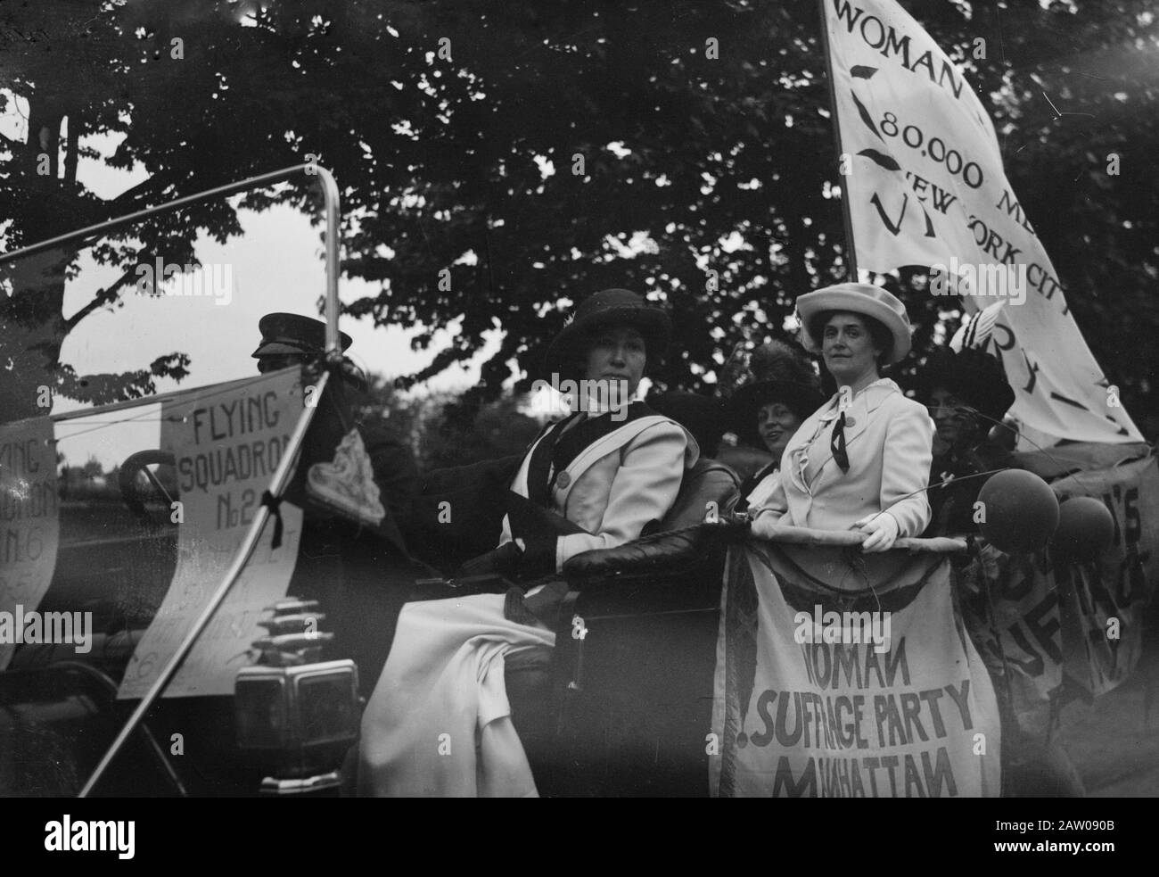 Sig.ra J.L. Laidlaw - suffragette ca. 1910-1915 Foto Stock