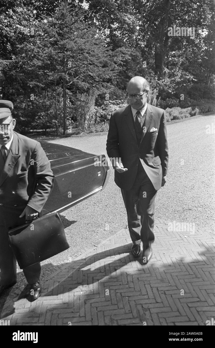 Reazioni olandesi in seguito all'invasione della Cecoslovacchia Data: 21 agosto 1968 Località: L'Aia, Sud Olanda Foto Stock