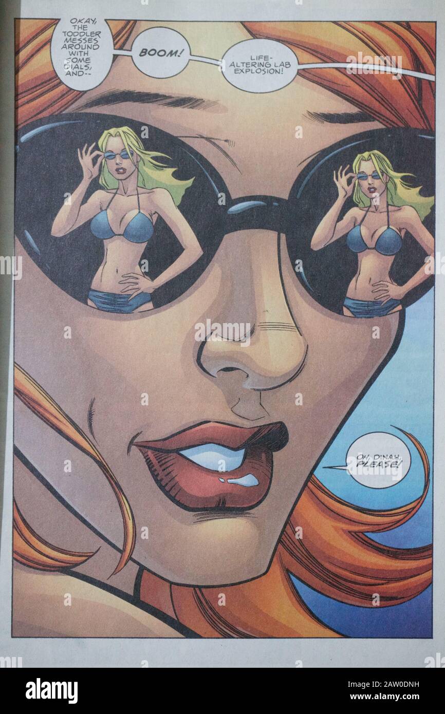Birds Of Prey, DC raccolta di fumetti. Foto Stock