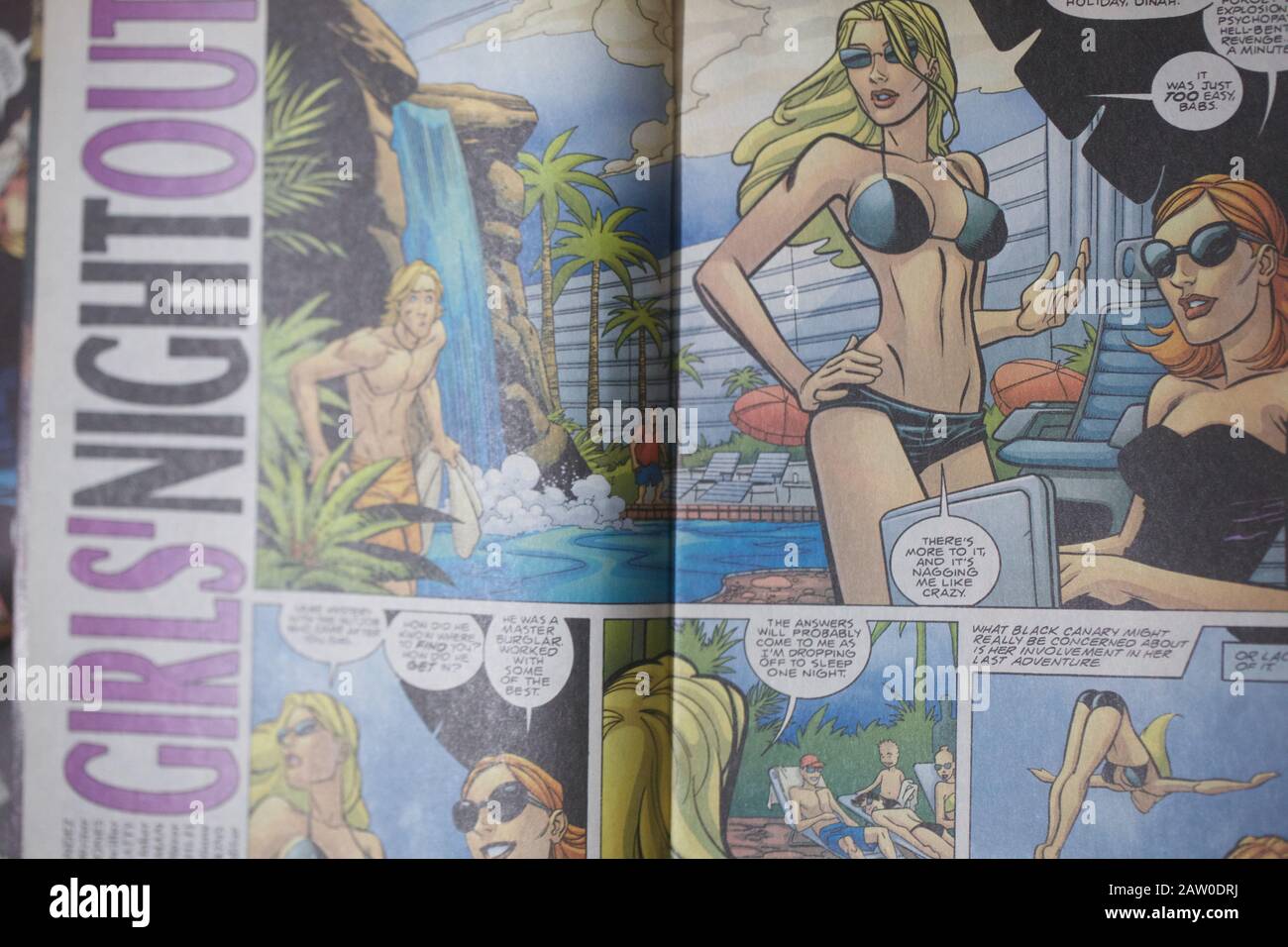 Birds Of Prey, DC raccolta di fumetti. Foto Stock