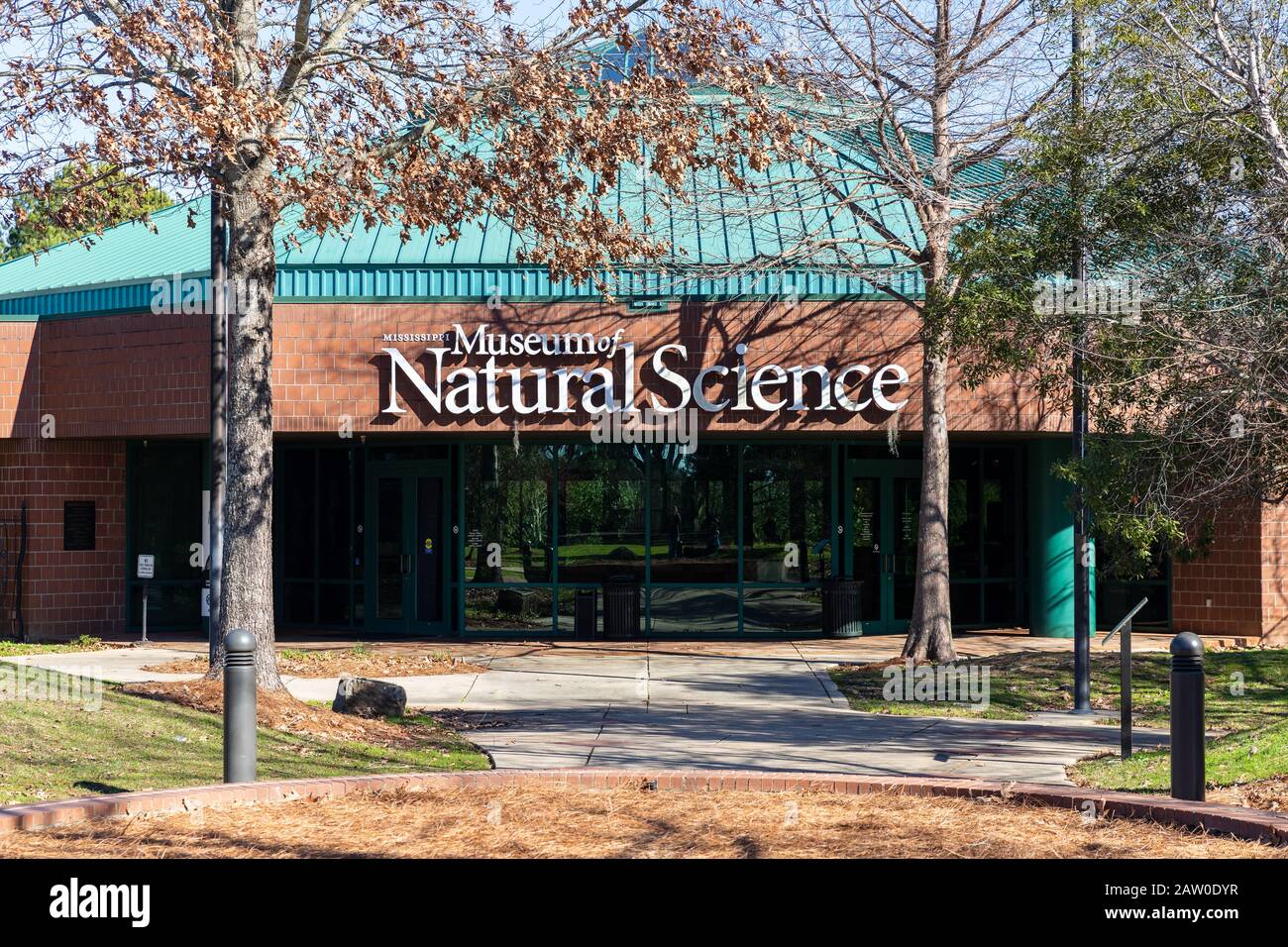 Jackson, MS / USA - 20 gennaio 2020: Museo di Scienze naturali del Mississippi, parte del Dipartimento della fauna selvatica, della pesca e dei Parchi degli Stati Uniti Foto Stock