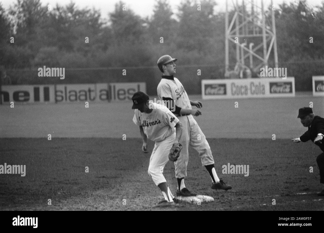 International Baseball Week in Haarlem Netherlands at the Berlin Bears 4-2 Date: June 22, 1969 Location: Haarlem, Noord-Holland Keywords: Baseball Weeks matches Foto Stock