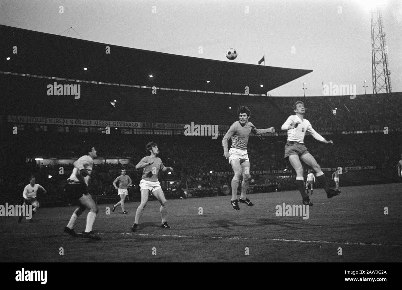 Paesi Bassi contro Polonia 1-0 squadra Data: 7 maggio 1969 Parole Chiave: Squadre, sport, calcio Foto Stock