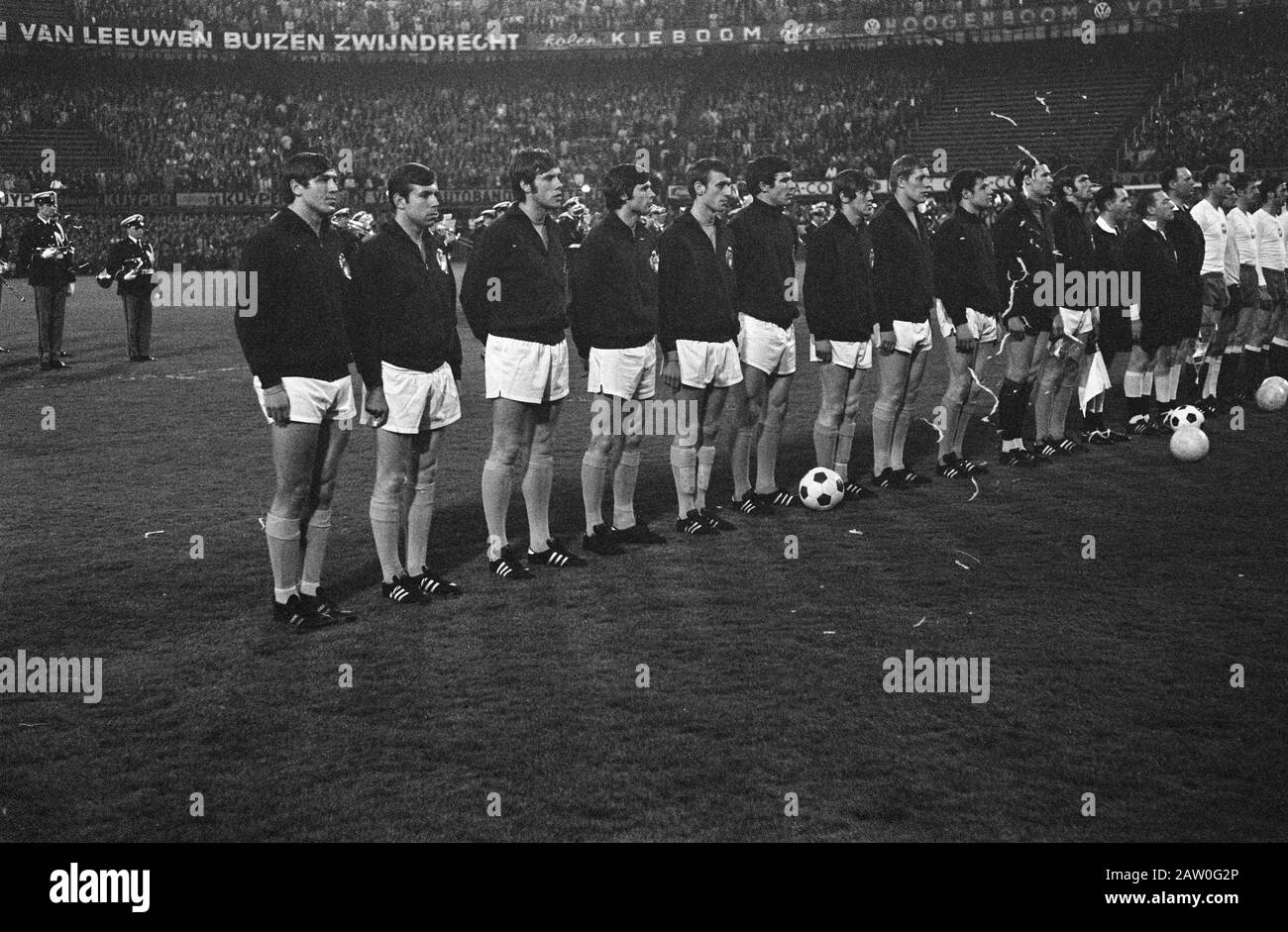 Paesi Bassi contro Polonia 1-0 squadra Data: 7 maggio 1969 Parole Chiave: Squadre, sport, calcio Foto Stock