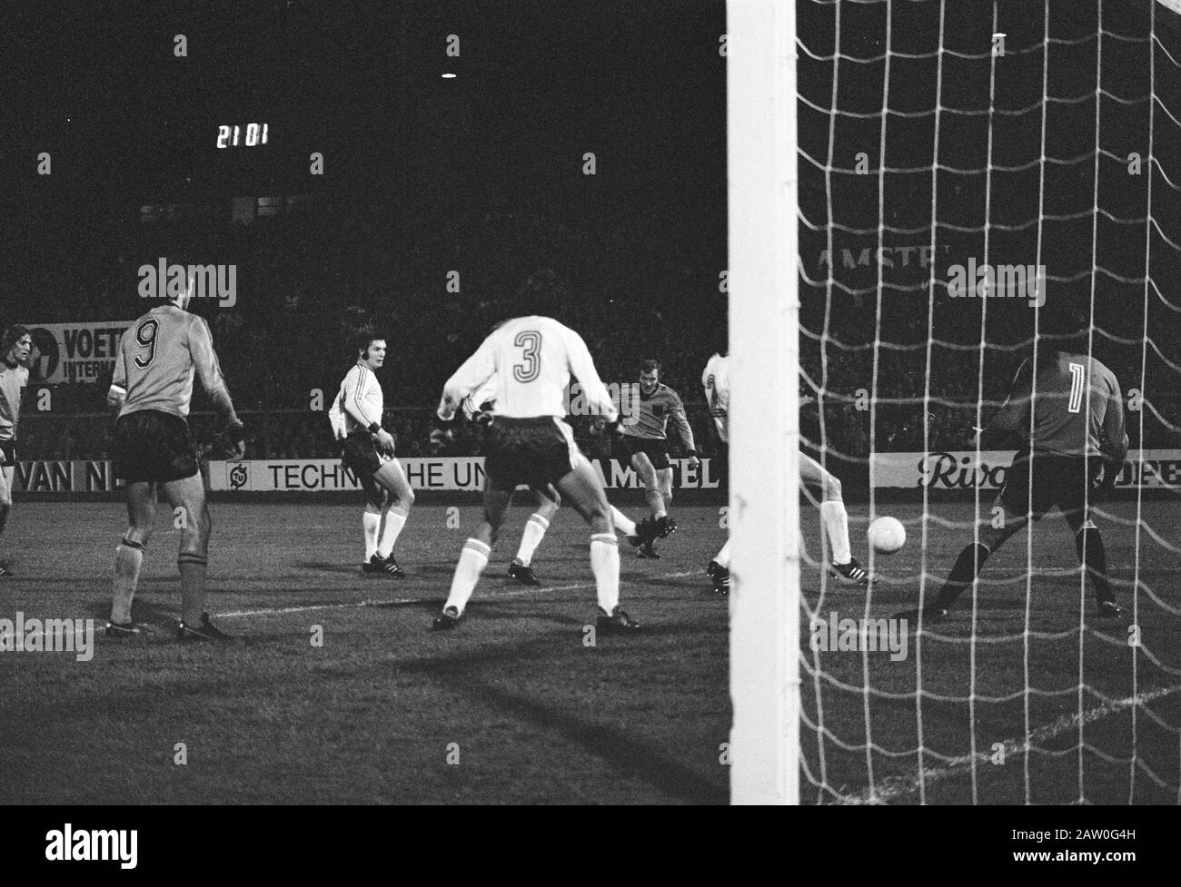 Paesi Bassi contro Polonia 3-0 Data: 15 ottobre 1975 Parole Chiave: Sport, calcio Foto Stock