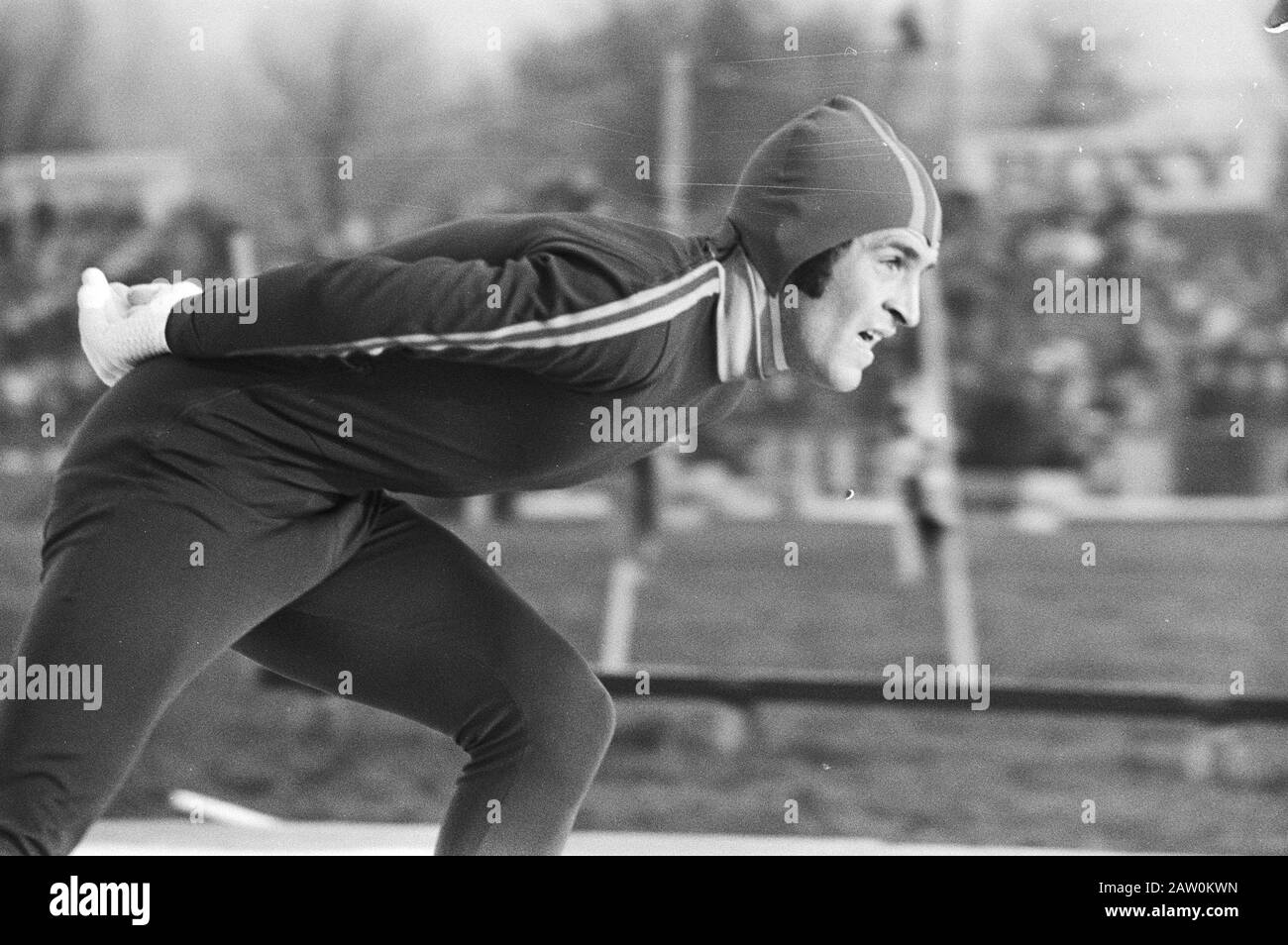 Dutch Skating Championships Ladies and Gentlemen, Amsterdam; Bols in Action Data: 10 gennaio 1971 Località: Amsterdam, Noord-Holland Parole Chiave: Skating, sports Person Nome: BOLSHERECHENSKAYA Foto Stock
