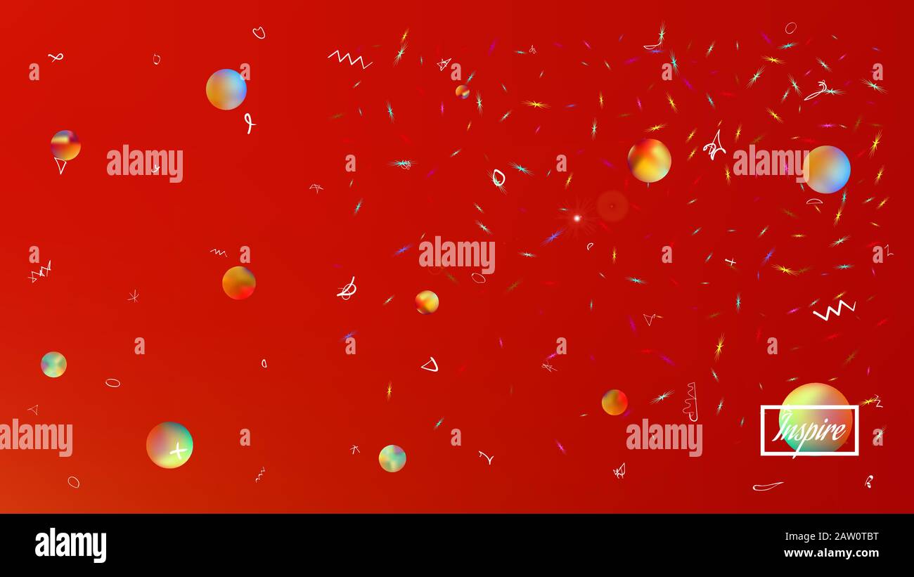 Fantasia spazio fresco. Texture sfondo, luce. Illustrazione colorifica liquida idea. Di colore rosso. Super pianeti sfondo a tema. Sfondo colorato Illustrazione Vettoriale