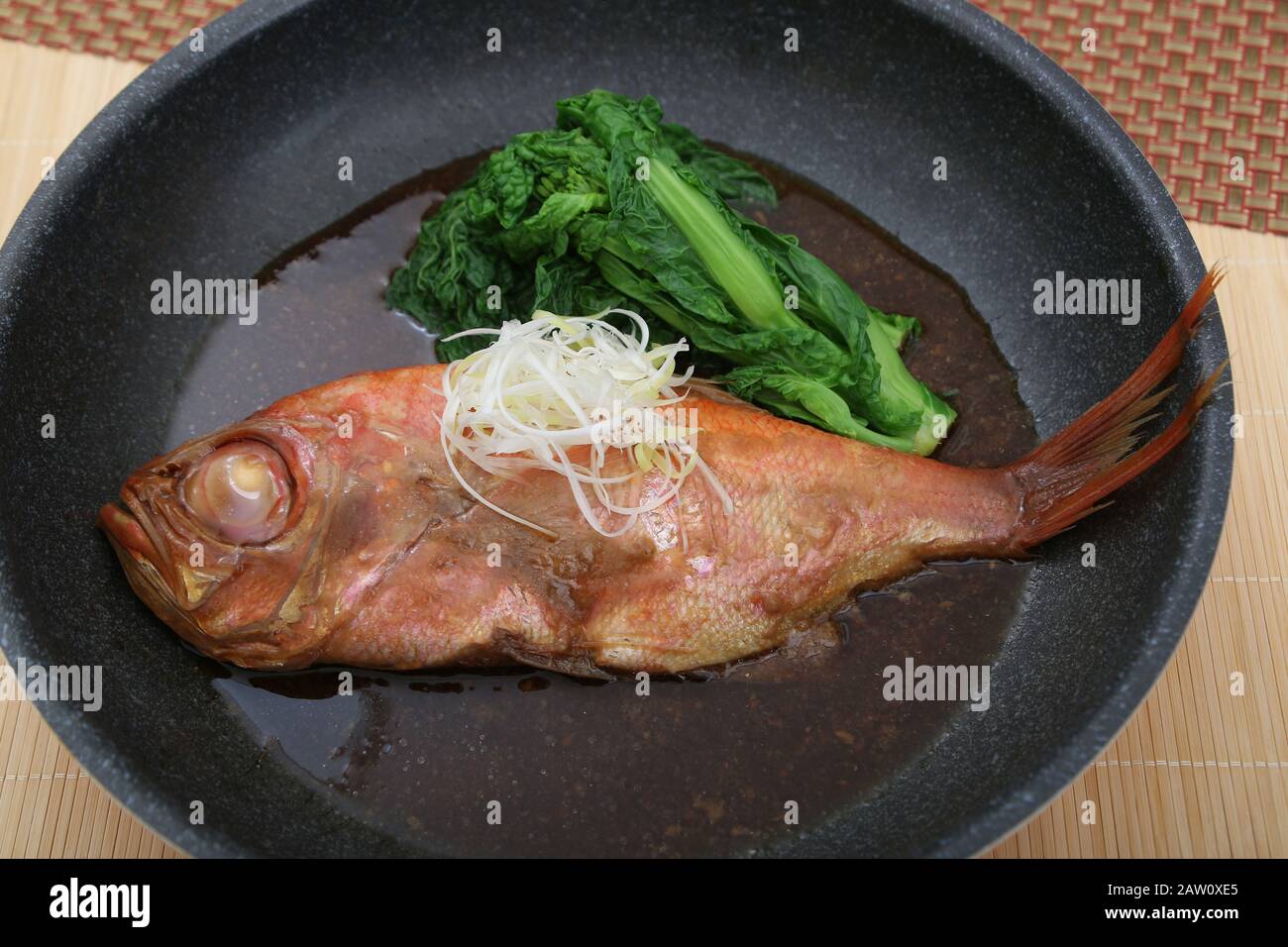 Alfonsino bollito e stagionato Foto Stock