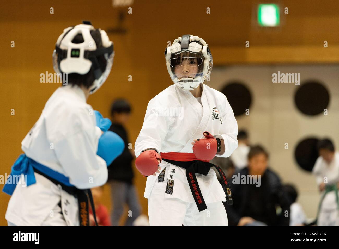 Karate gioco Foto Stock