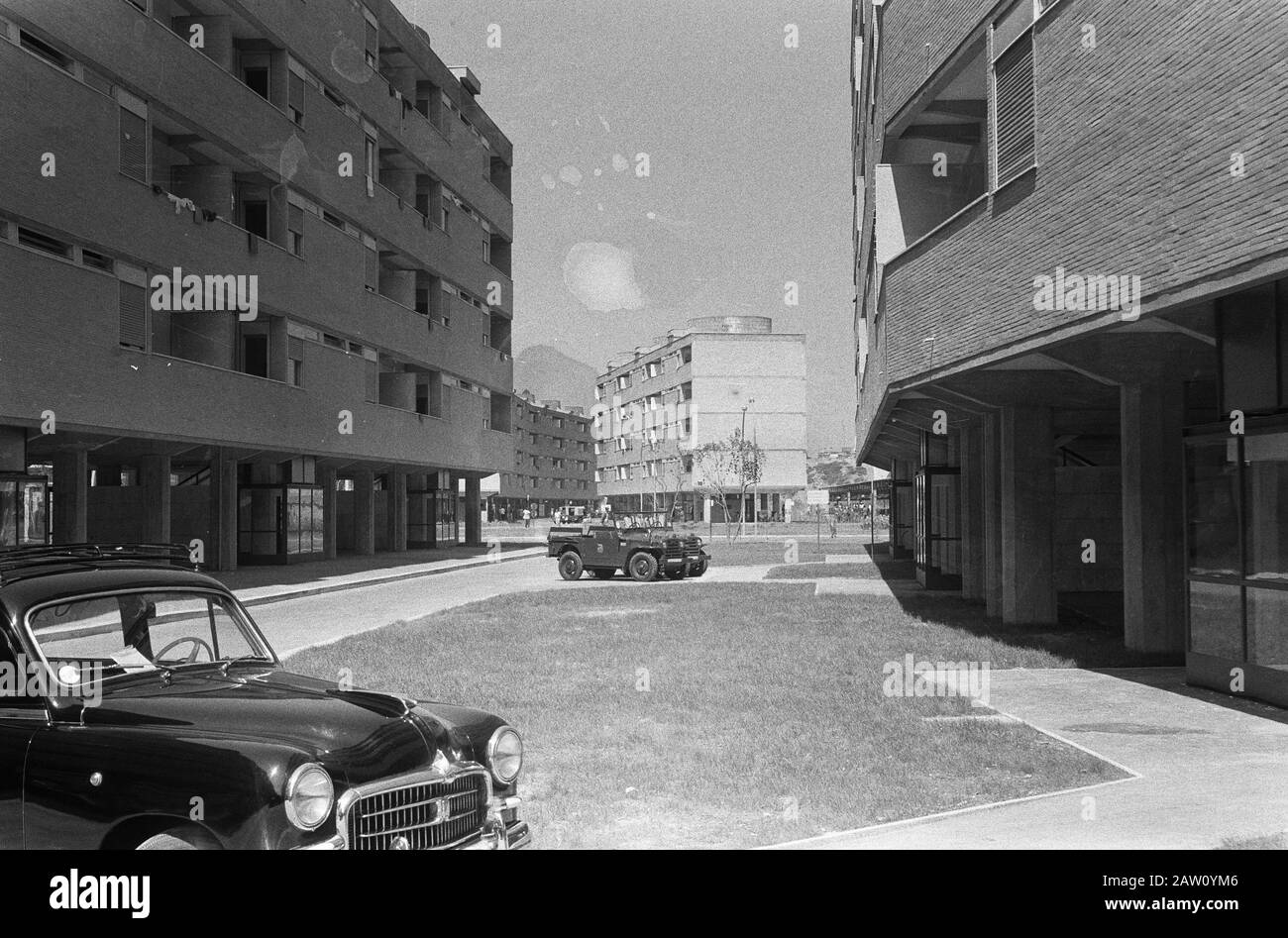 Giochi Olimpici a Roma, vedi Villaggio Olimpico Data: 23 agosto 1960 Località: Roma Parole Chiave: Autobus, immagini della città Foto Stock