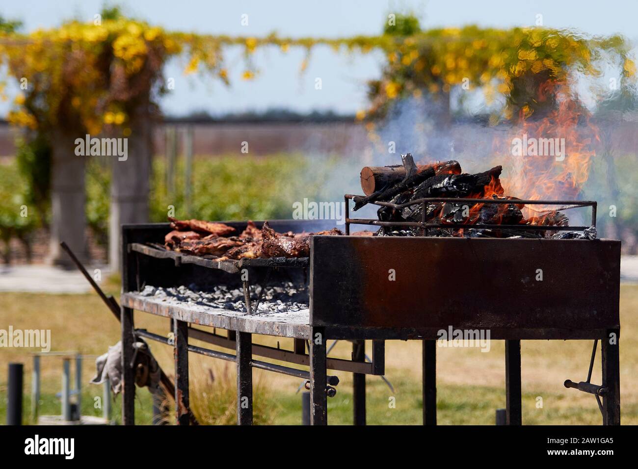 Mendoza, ARGENTINA, 19 ottobre 2019. Barbecue, oggetti da festa, Mendoza City, MENDOZA. Foto: Axel Lloret Www.allofotografia.com Foto Stock