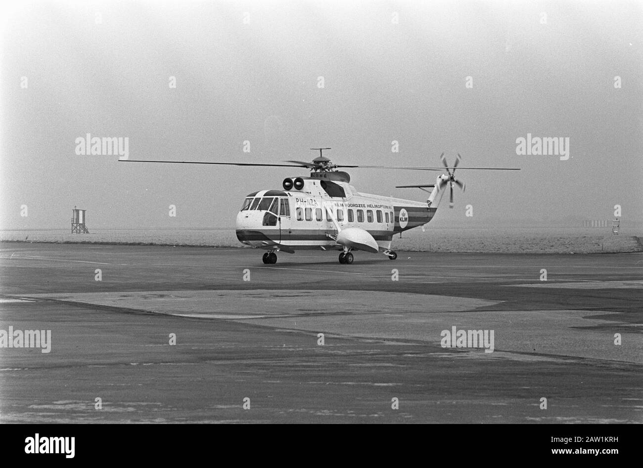 KLM Helicopter ha effettuato il primo volo di prova Data: 19 febbraio 1968 Parole Chiave: Elicotteri Foto Stock