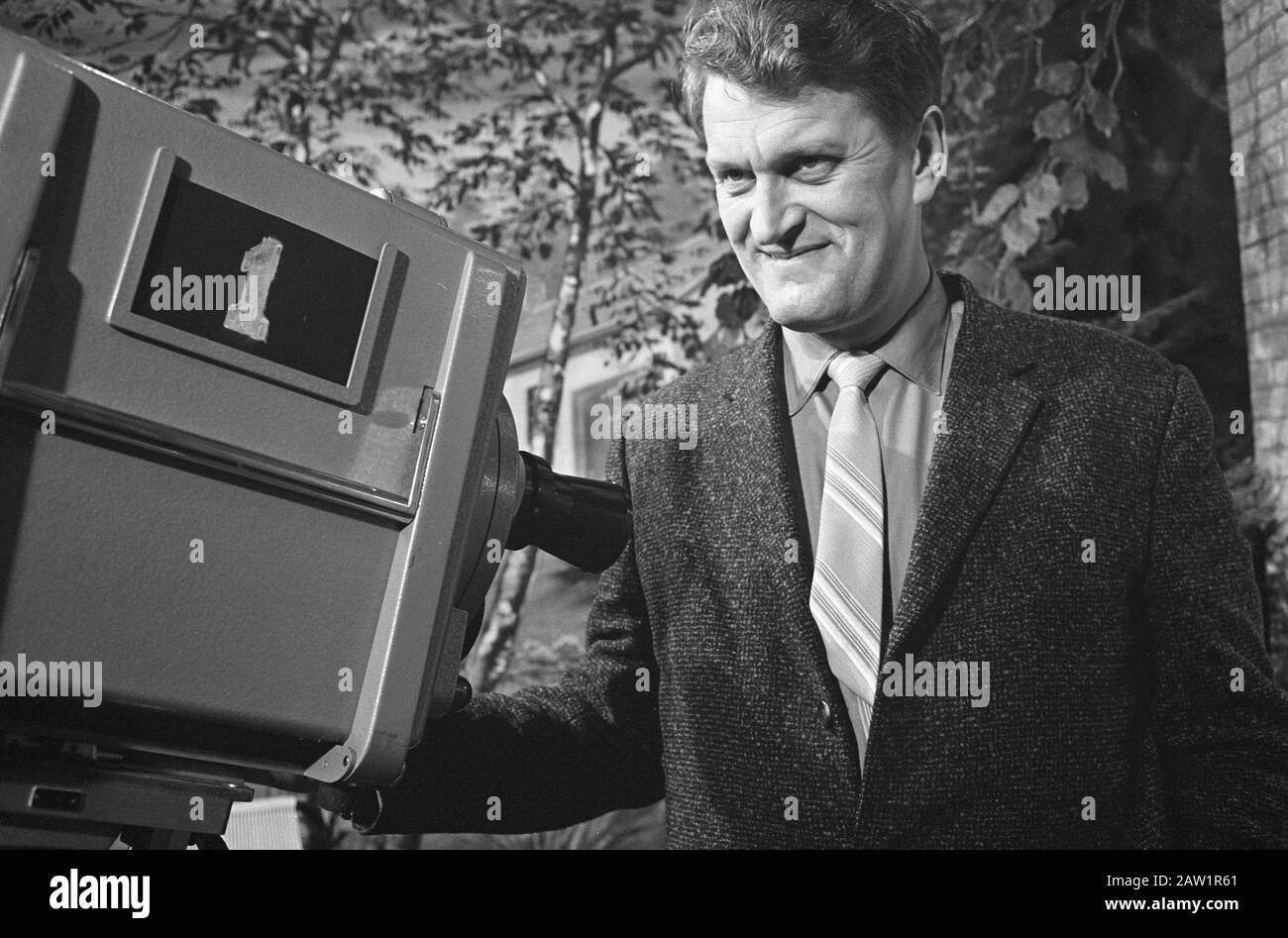 Educational TV director in castello Golson Data: 23 gennaio 1962 Parole Chiave: Formazione registi Foto Stock