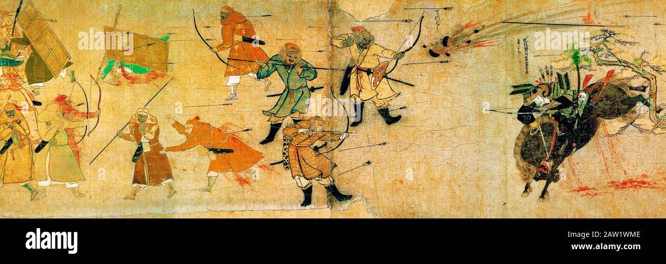 Invasione mongola del giappone immagini e fotografie stock ad alta
