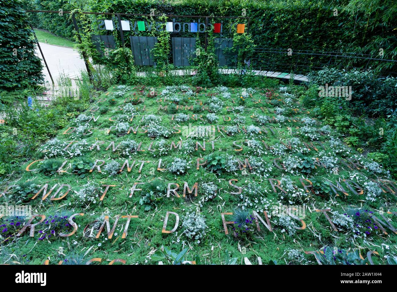 Francia, Loir et Cher, Valle della Loira elencati come Patrimonio Mondiale dall'UNESCO, Chaumont sur Loire, dominio di Chaumont sur Loire, Festival Internazionale del Giardino Foto Stock
