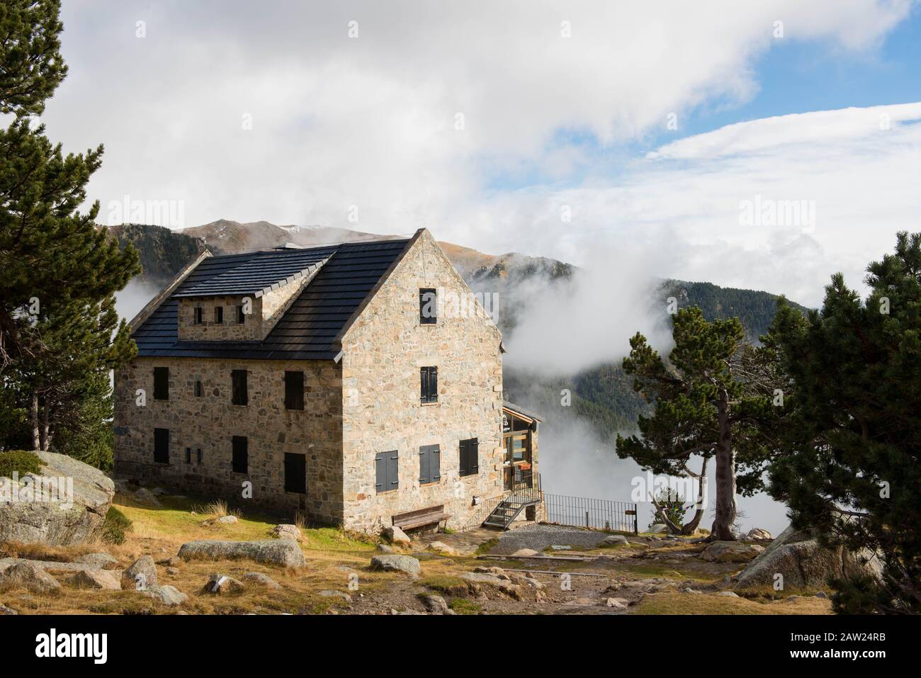 Rifugio Ulldeter, Catalogna Foto Stock