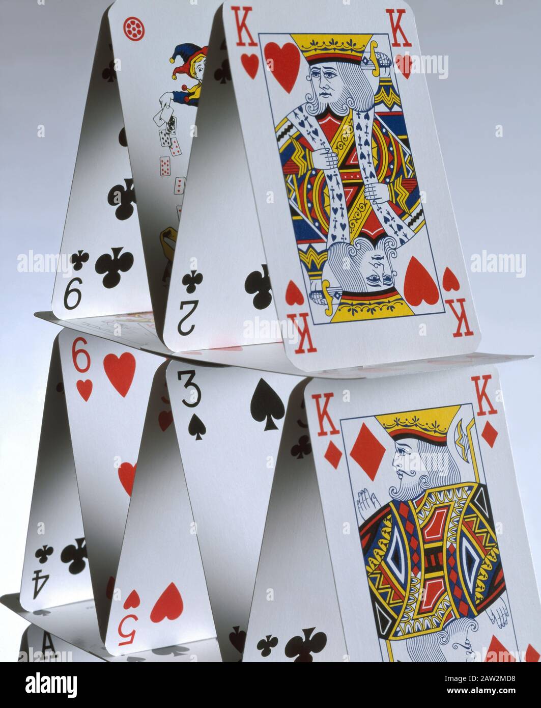 House of Cards Foto Stock