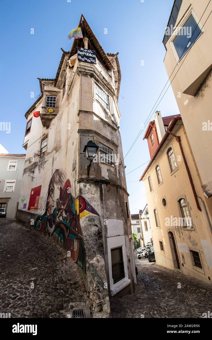 Coimbra portogallo Foto Stock