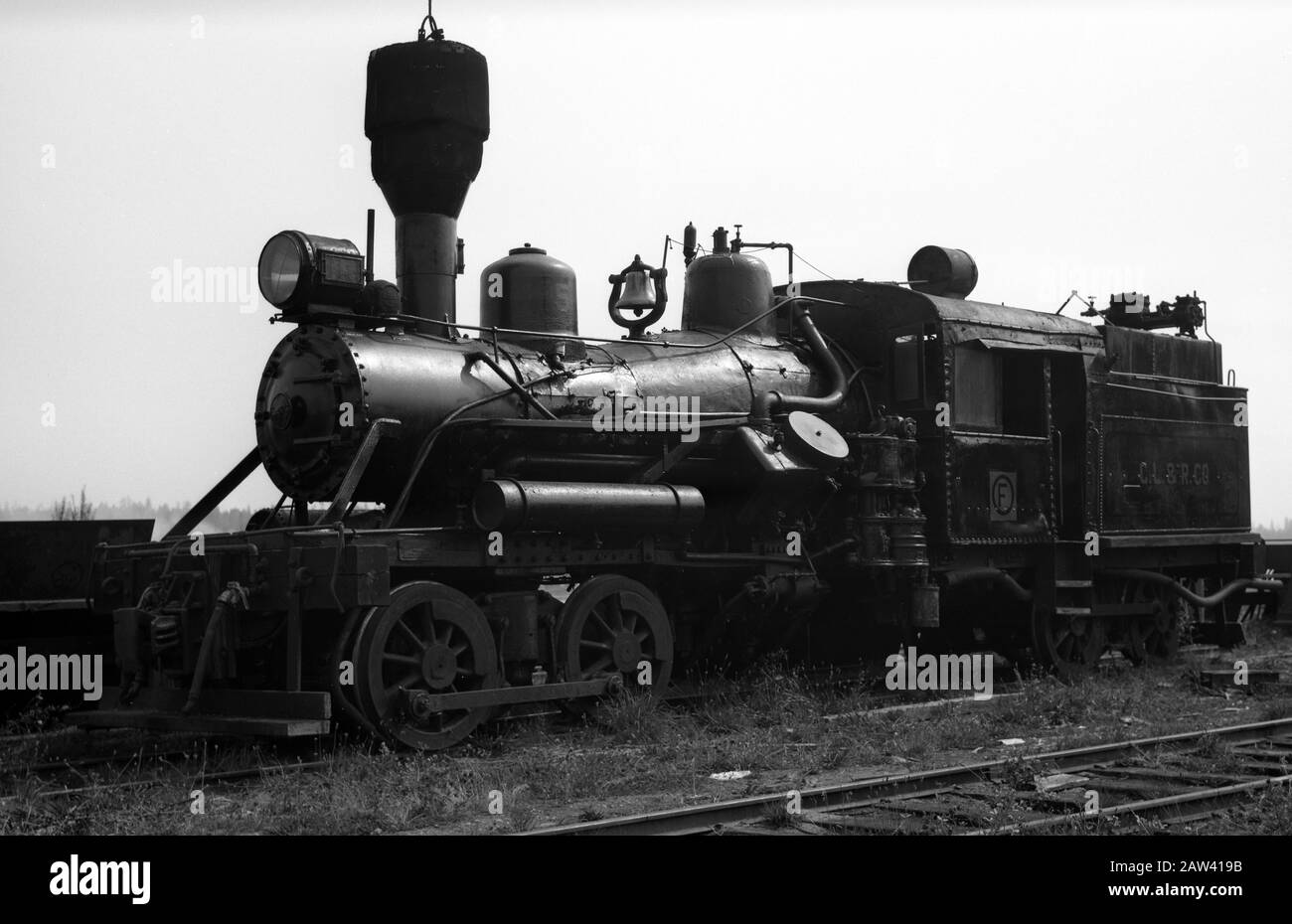 Cl&RCO Comox Logging and Railway Company Engine numero 5 Foto Stock