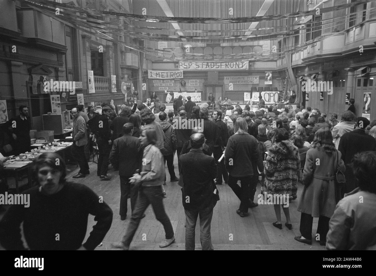 Manifestazione PSP Frascatie; Overview Date: 1 maggio 1970 Parole Chiave: Manifestazioni Foto Stock