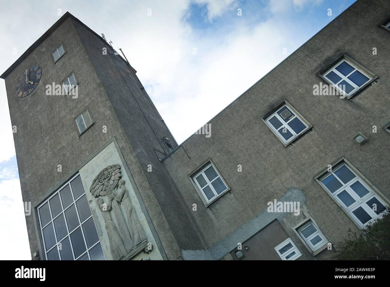 Dettaglio della Kilsyth Academy North Lanarkshire Foto Stock