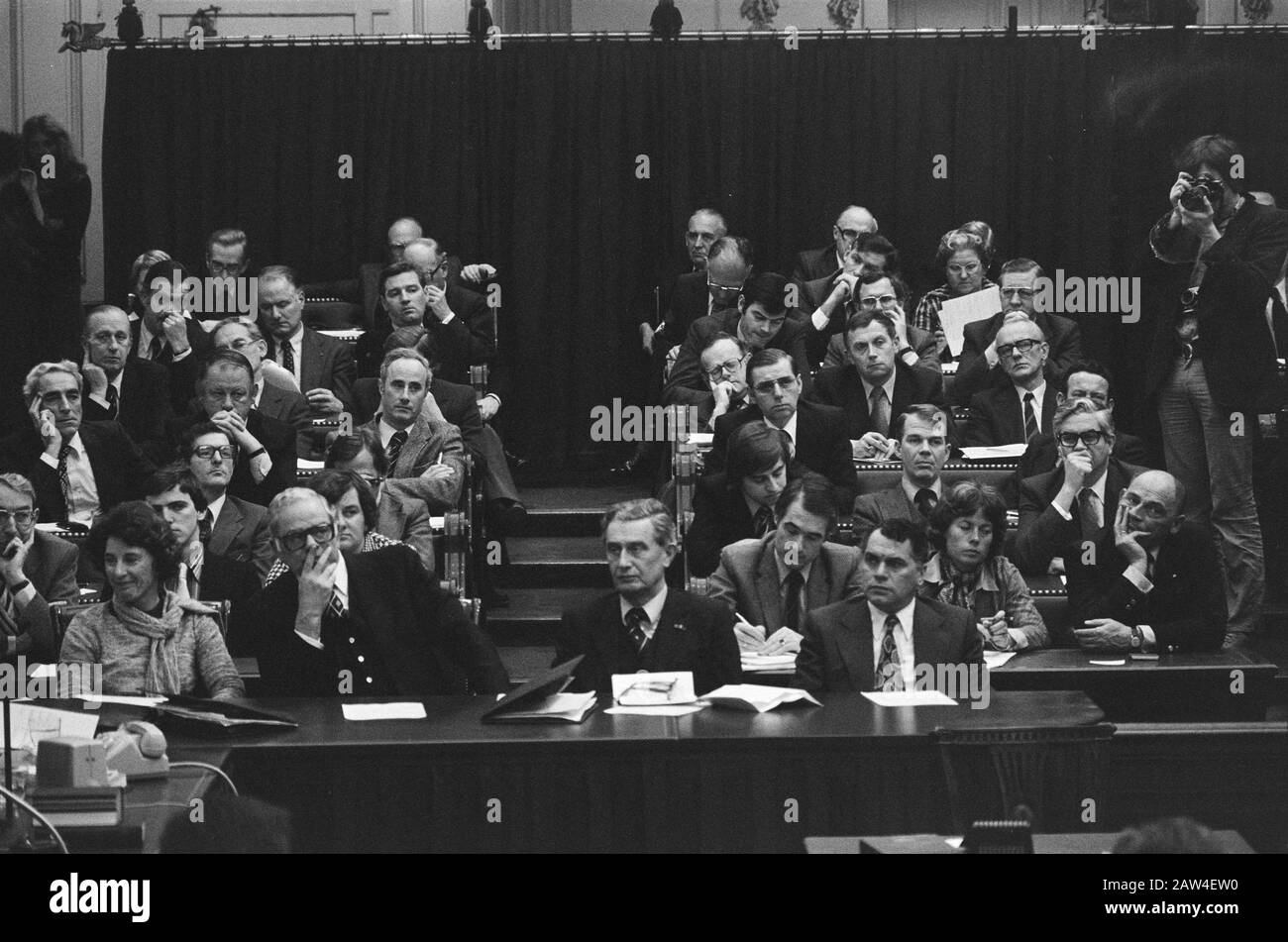 Dichiarazione del governo; Descrizione Delle Frazioni Data: 16 gennaio 1978 Parole Chiave: Frazioni, politica Foto Stock