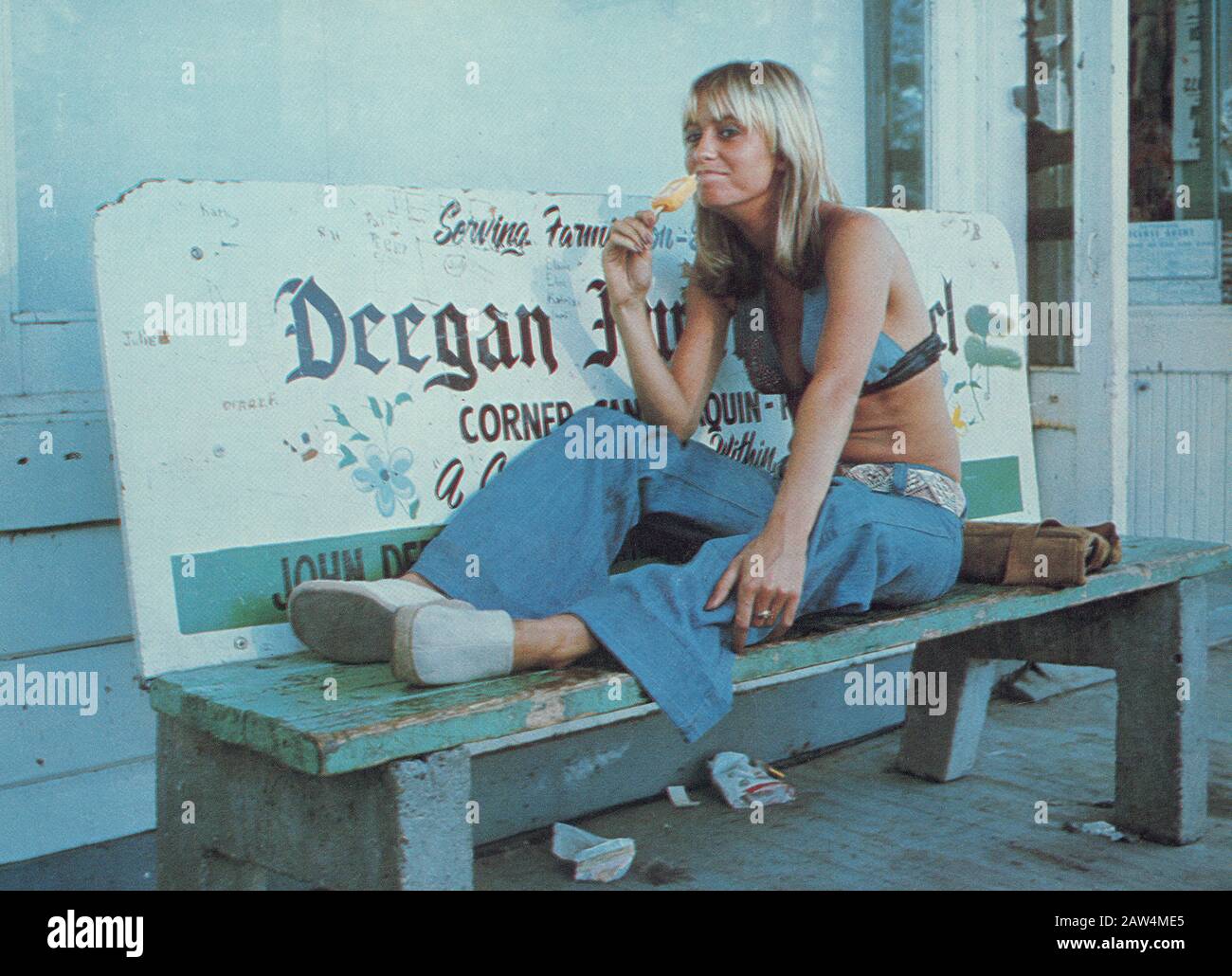 Susan George, Pubblicità Ancora dal film, 'Dirty Mary Crazy Larry', 20th Century-Fox, 1974 Foto Stock