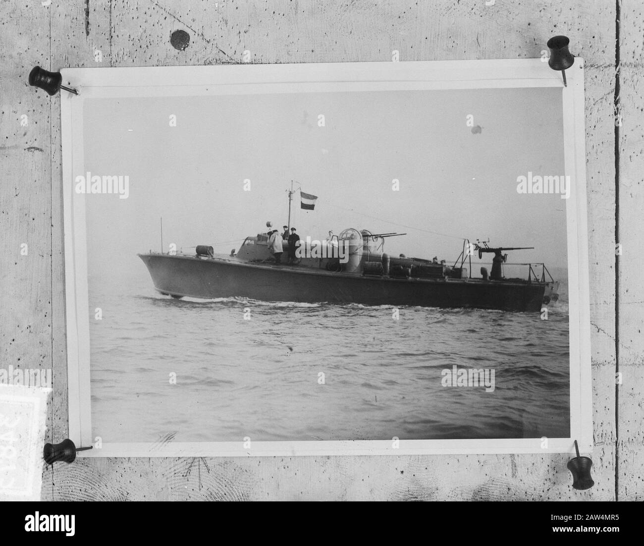 Motore Torpedo Hr. Sig.ra MGB 46 Panter Annotation: Repro Negative dd 1949-07-09. Originariamente costruito in Inghilterra, 1939-1942 Serve per la prima volta sotto Reg TM 51. Nel giugno 1941 chiamato MGB 46. Nel 1942 trasferirono alla Royal Navy Parole Chiave: Marine, navi militari Foto Stock