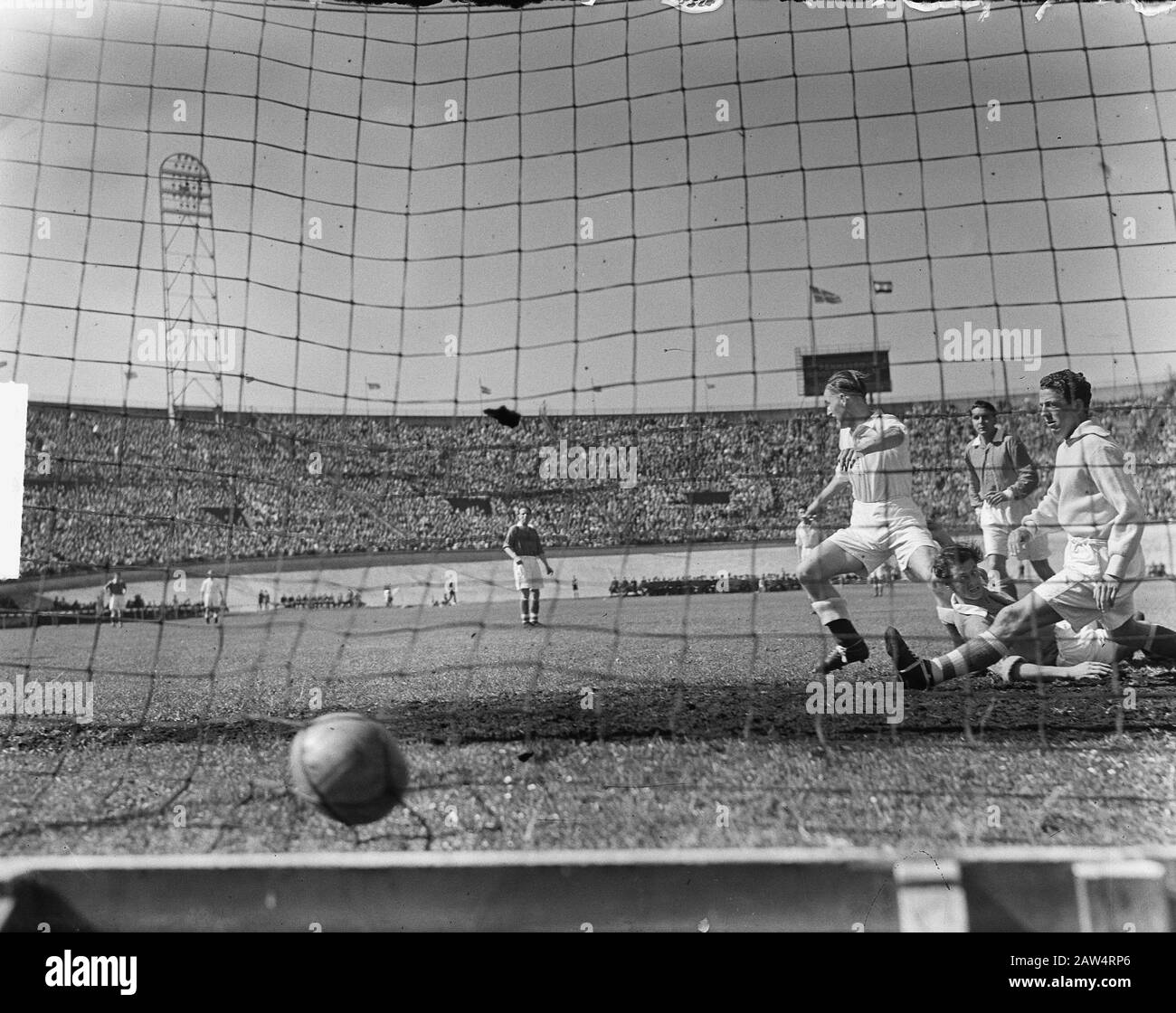 Giornata olimpica nazionale olandese contro Copenaghen 8-1 Data: 18 giugno 1950 luogo: Danimarca, Copenaghen Parole Chiave: Olimpica, squadre Foto Stock