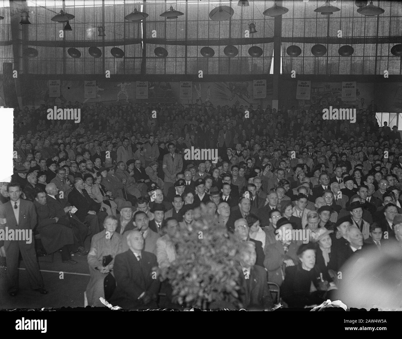 Panoramica Data: 28 ottobre 1950 Parole Chiave: Riunioni, dichiarazioni Foto Stock