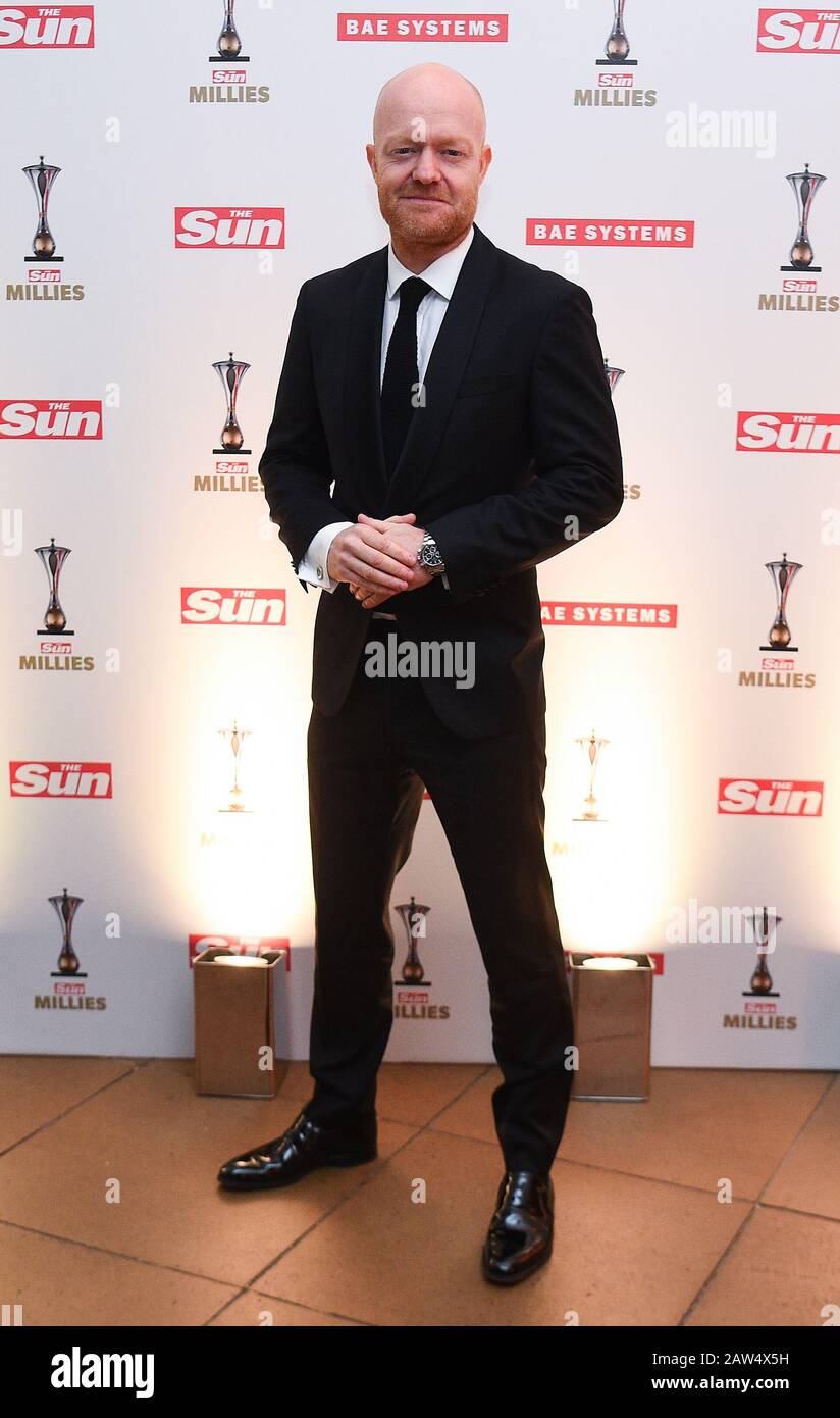 Jake Wood al Sun Military Awards 2020 si è tenuto presso la Banqueting House di Londra. Foto Stock
