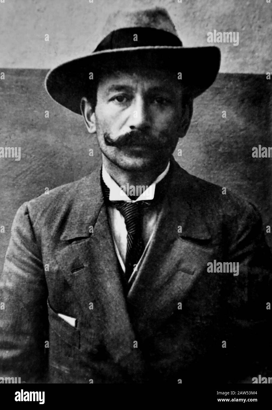 1913 , ITALIA : il celebre dipinto la GIOCONDA di LEONARDO da VINCI esibited alla Galleria DEGLI UFFIZI dopo essere stato trovato a Firenze . Derubato il 21 augu Foto Stock