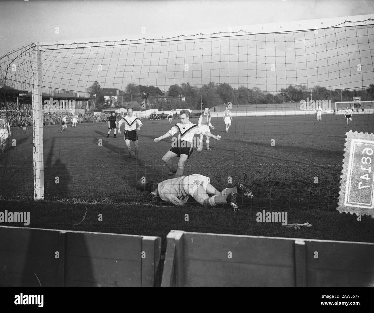 Calcio professionistico Amsterdam al Twente Data: 30 ottobre 1954 Parole Chiave: Calcio professionistico, sport Foto Stock