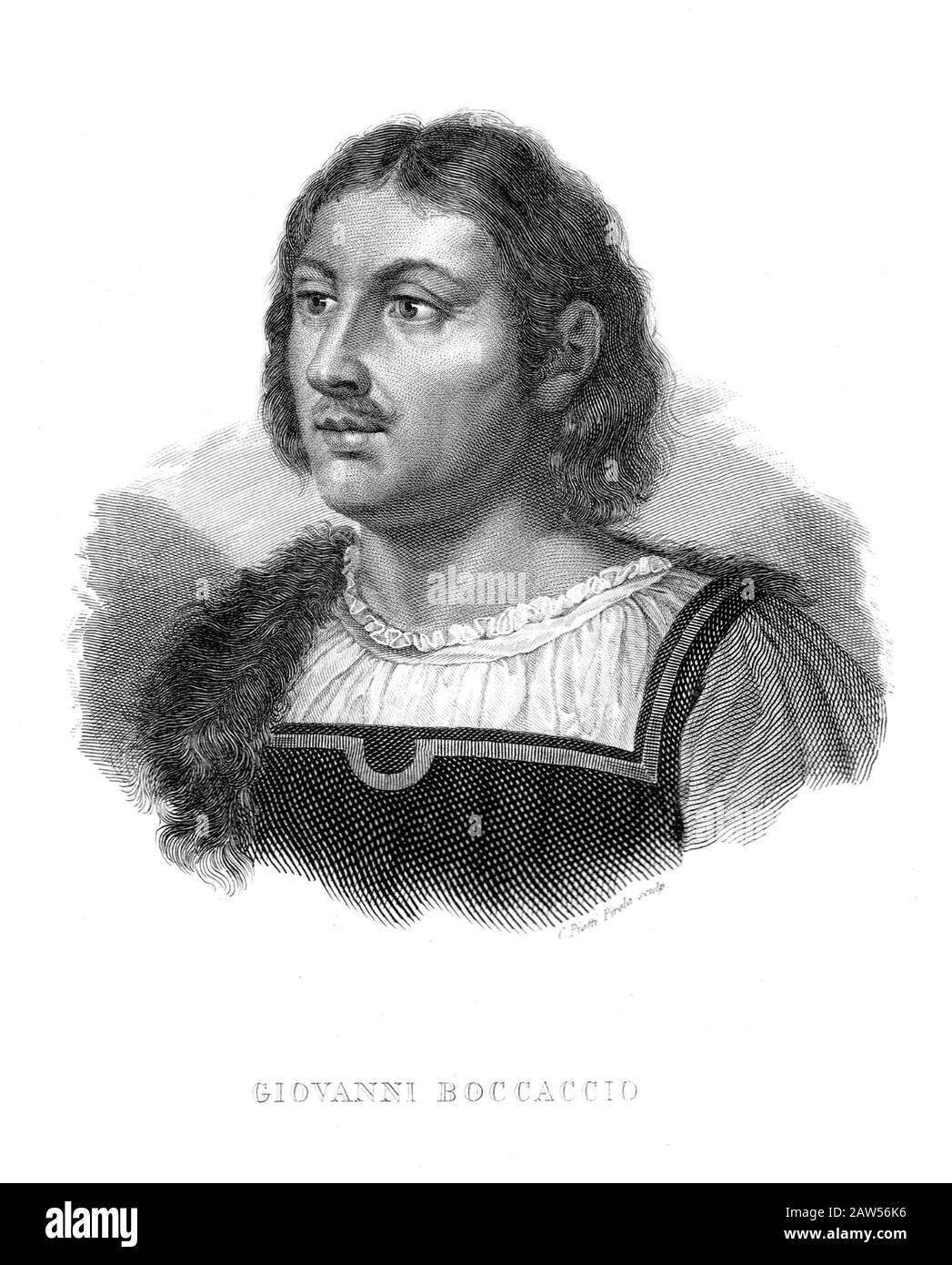 Giovanni Boccaccio 1313 1375 Italiano Immagini e Fotos Stock - Alamy