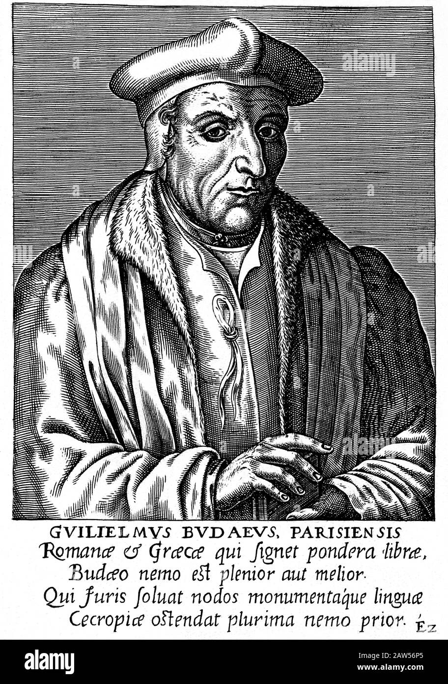 1500 ca , FRANCIA : il francese umanista e studioso Guillaume Budé aka Budaeus ( 1467 - 1540 ). Quando morì, a Parigi, la sua richiesta era che doveva Foto Stock